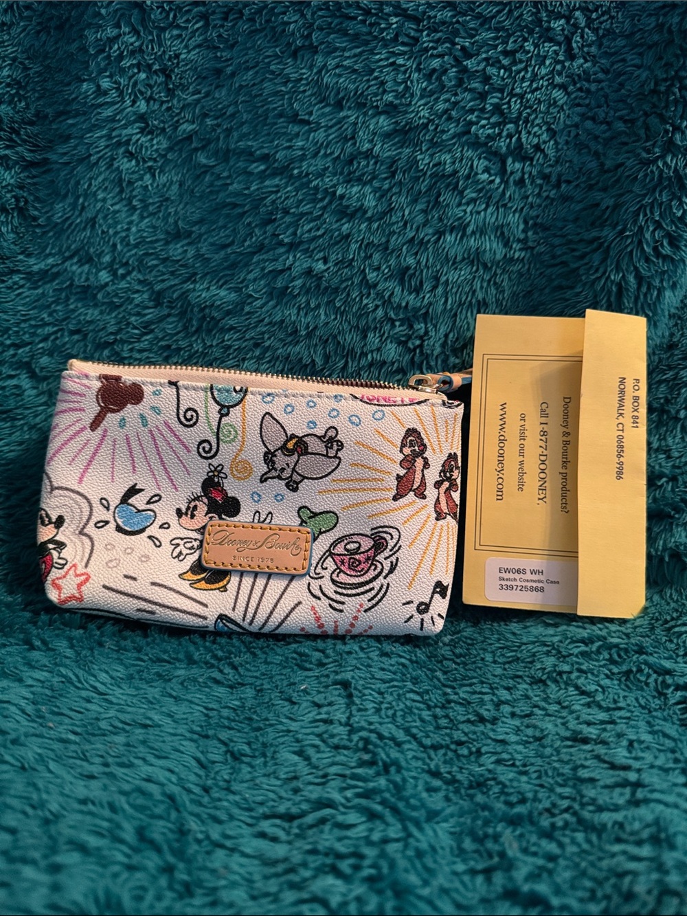 Dooney & Bourke Disney Sketch Cosmetic Case